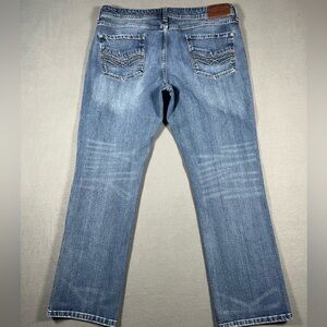Seven7 Premium Denim Straight Fit Blue Jeans Men’s Size 38x32